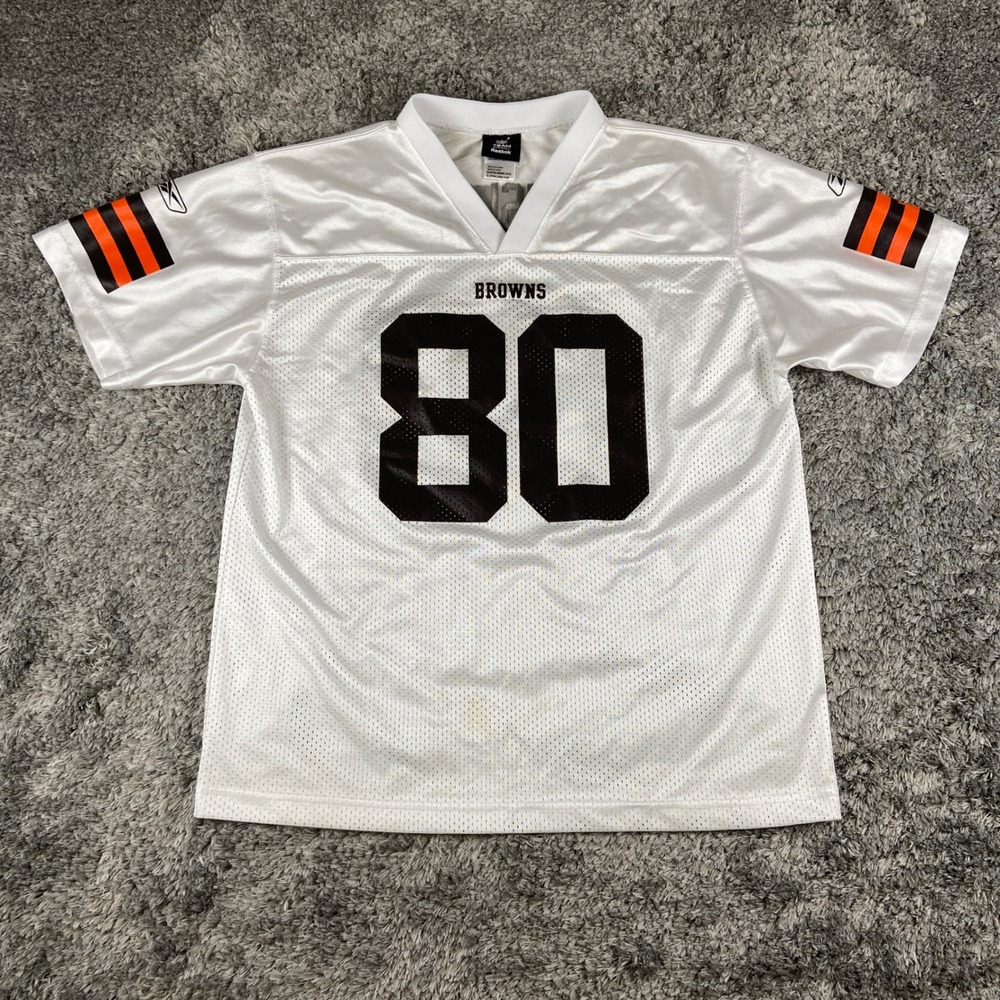 Reebok Cleveland Browns Kellen Winslow 80 Jersey Mens XL White Away Football NFL